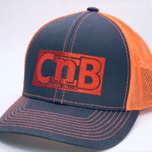 CNB DUCK CALLS HAT | Charcoal / Neon Orange