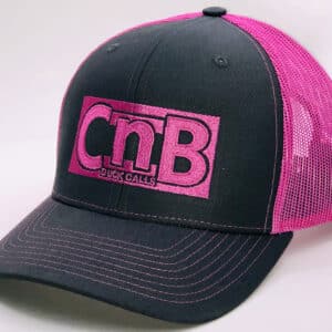 CNB DUCK CALLS HAT | Charcoal / Neon Pink